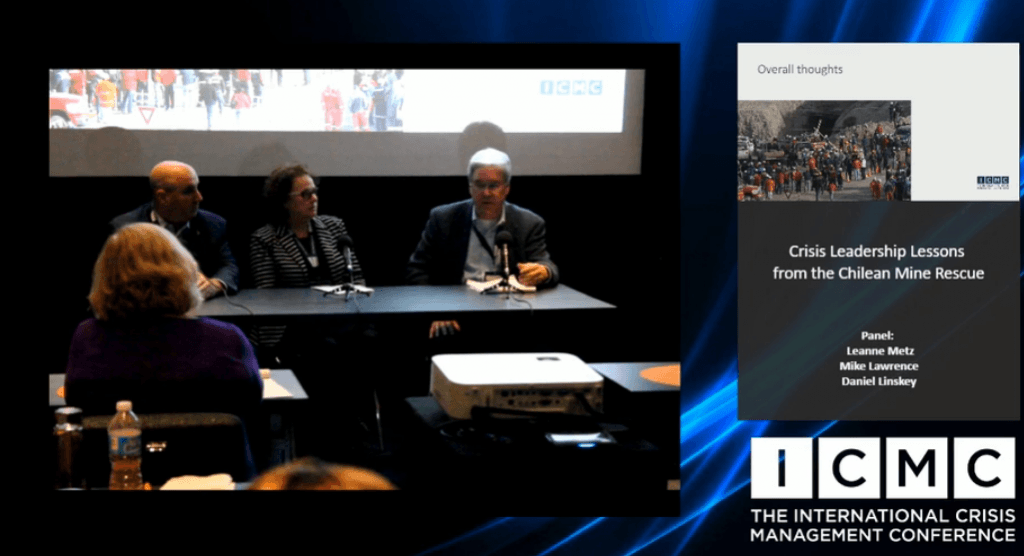 Panel Discussion – Crisis Leadership Lessons from the Chilean Mine Rescue
