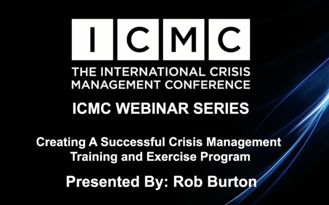 crisis management exercise program
