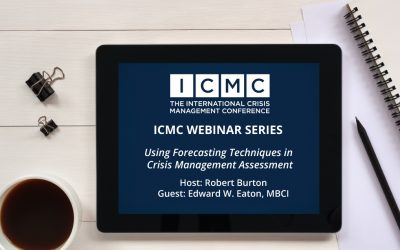 Webinar Video Clip: Using Forecasting Techniques in Crisis Management Assessment