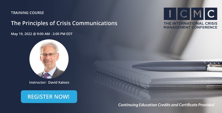 VIDEO BLOG: Communicate More Effectively During a Crisis  – An Interview with David Kalson